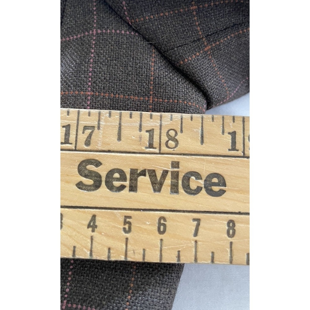 Pendleton Womens Vintage Brown 100% Virgin Wool Skirt Suit Set Sz 8 USA Academia - Picture 5 of 10